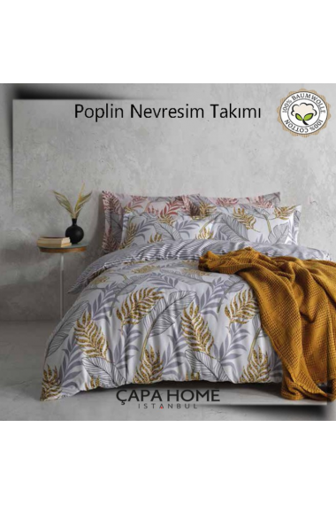 Çapa Home Poplin Nevresim Takımı %100 pamuk